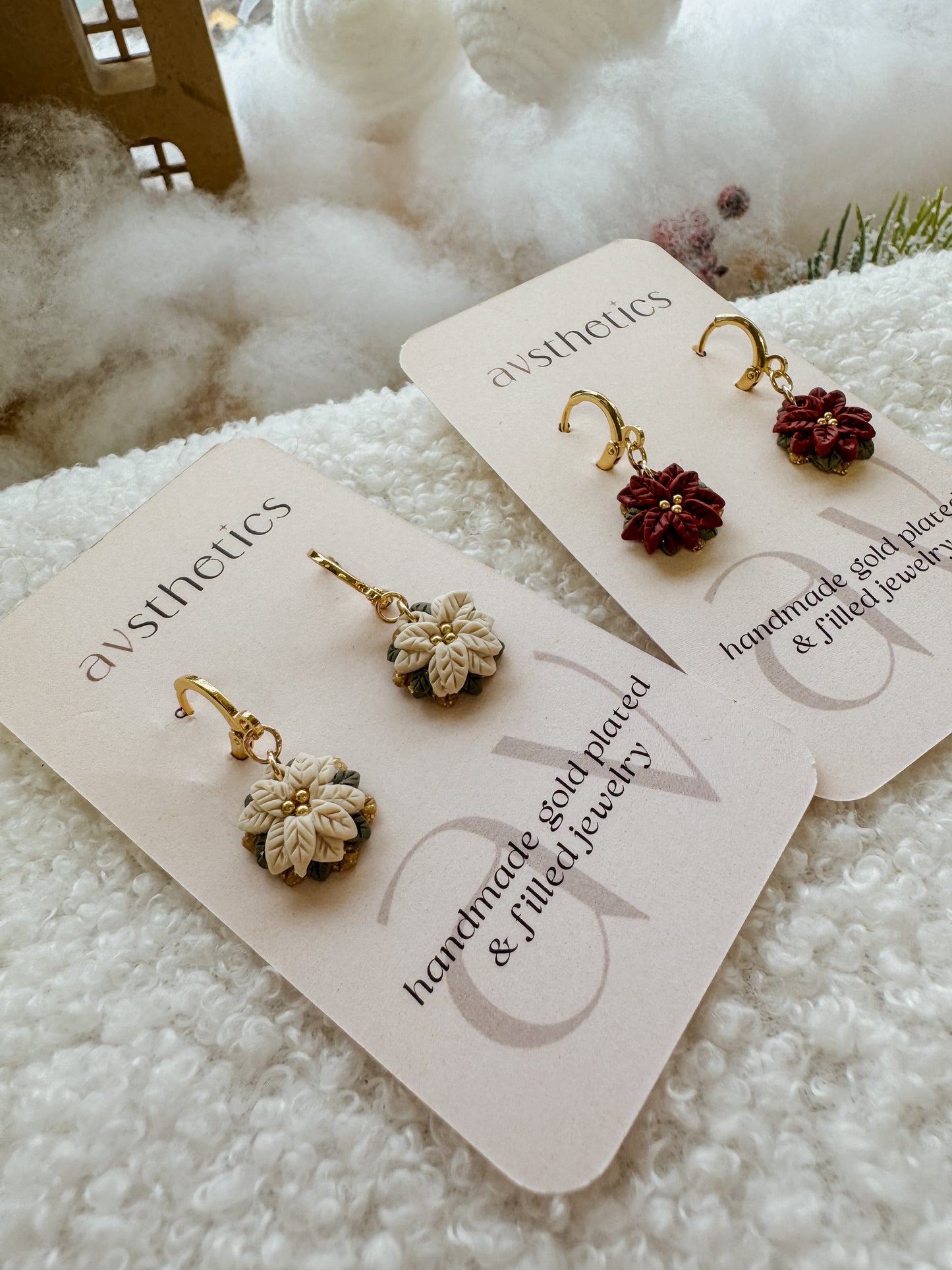 Poinsettias - Merlot