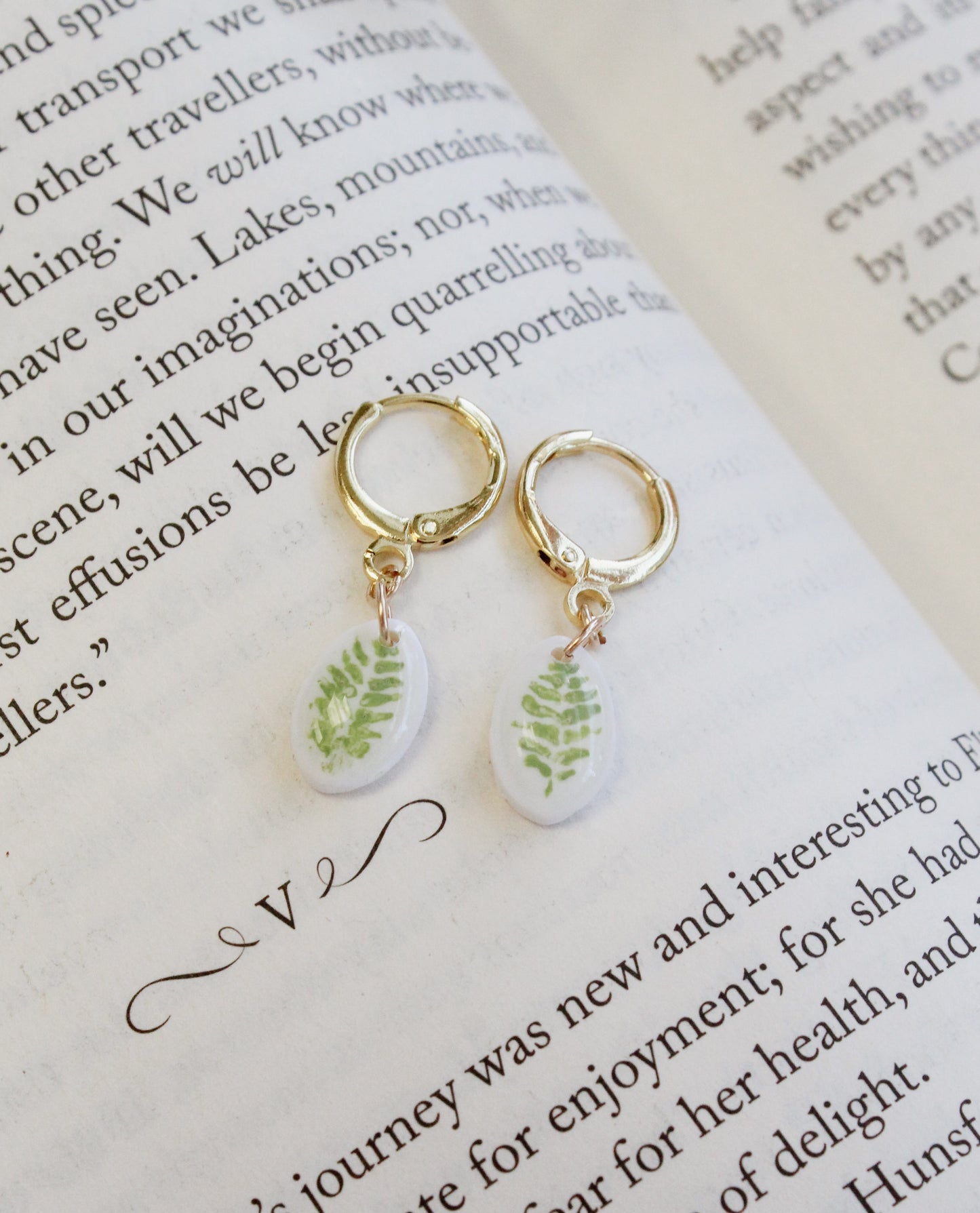 “Ophelia” - Hand-painted Ferns