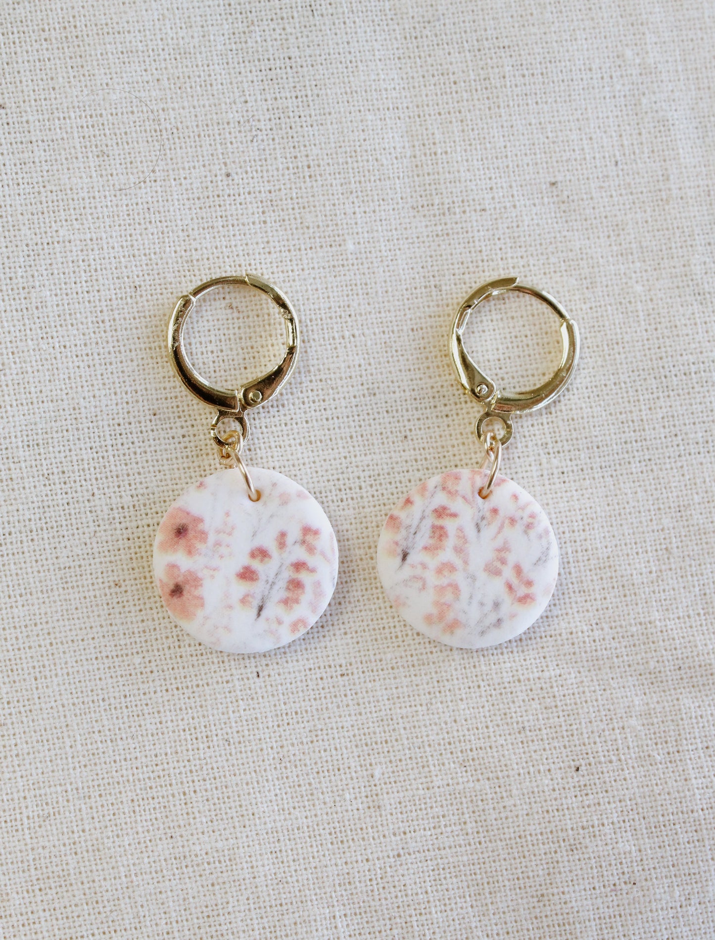 Orange Floral Print Huggies