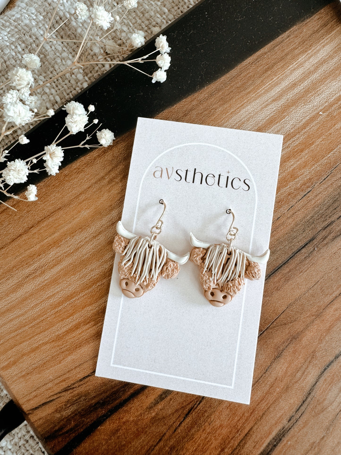 Highland Cow Dangles