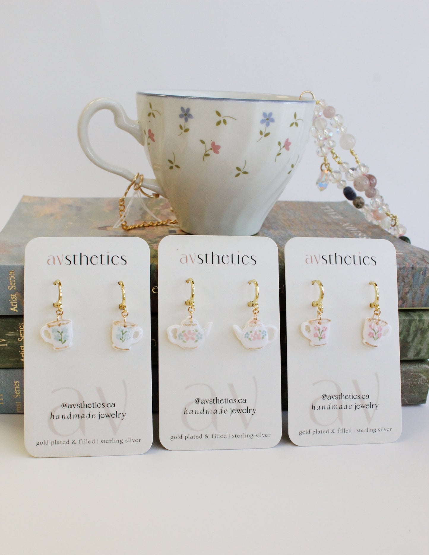 Handpainted Teapot Huggies