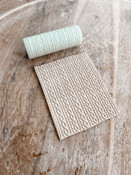 Cable Knit Embossing Texture Roller