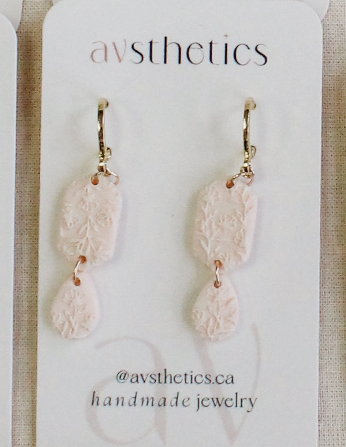 “Alice” - Floral Stacked Drops