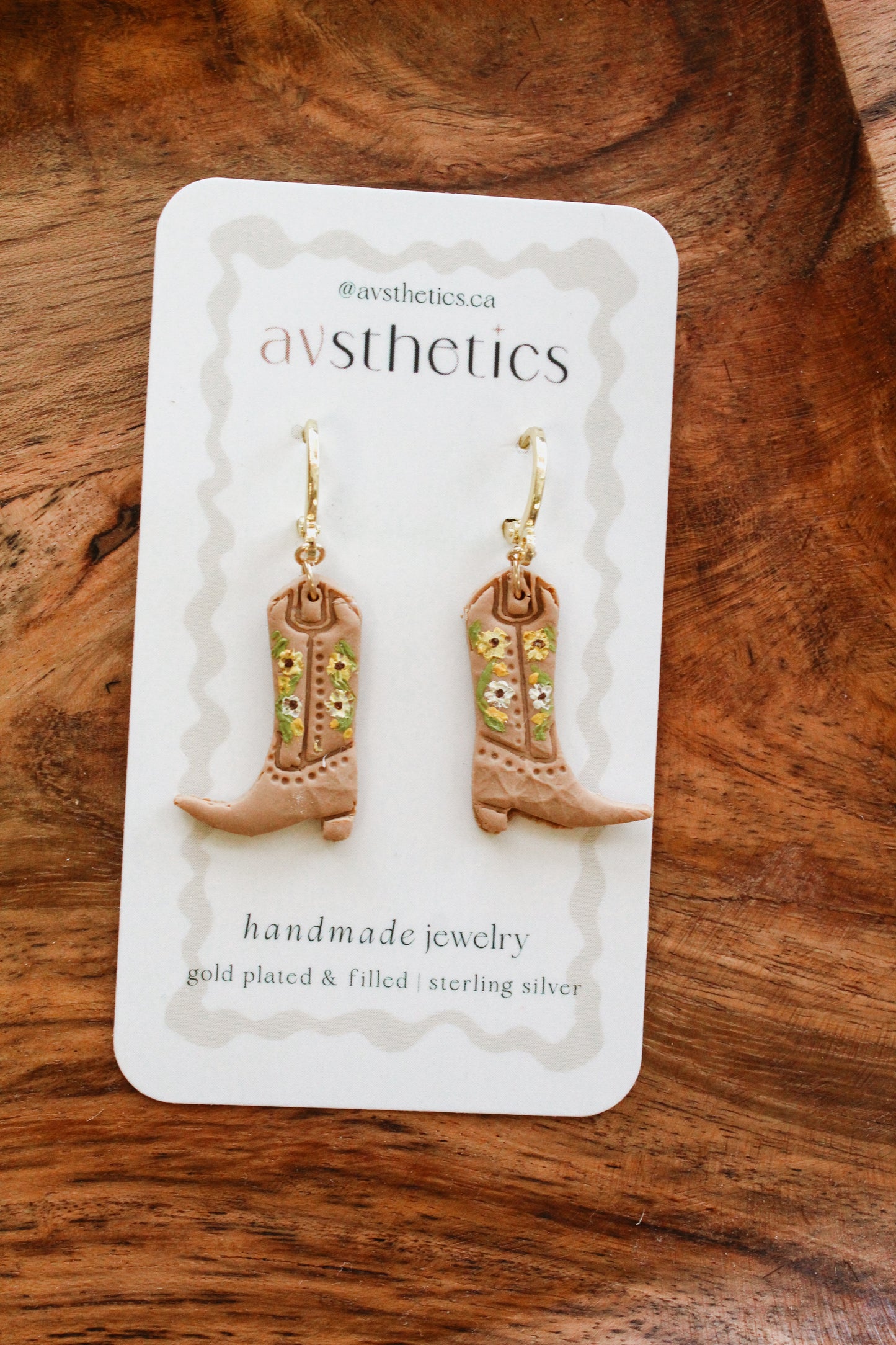 Hand-painted Cowgirl Boot Huggies