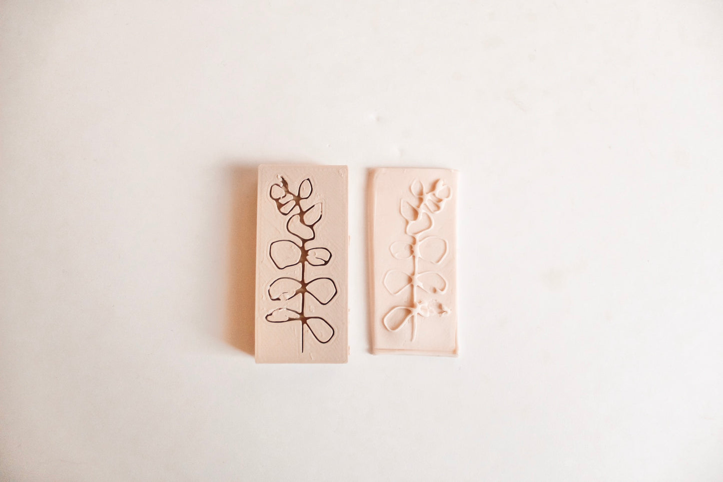 Eucalyptus Embossing Clay Texture Stamp