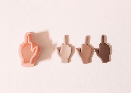 Middle Finger Polymer Clay Cutter