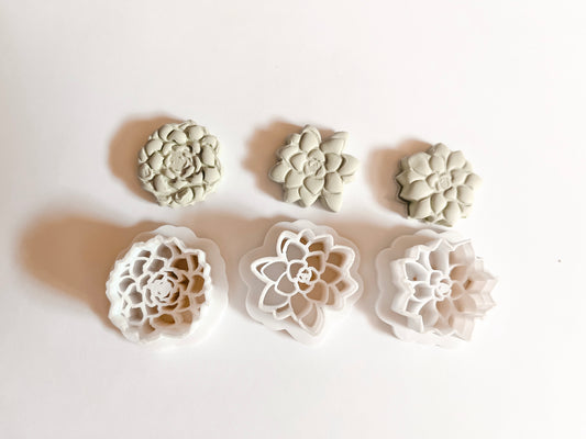 Succulent Polymer Clay Cutters (Full Set)