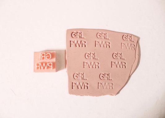 GRL PWR Polymer Clay Stamp