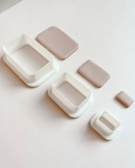 Rounded Rectangle Polymer Clay Cutters
