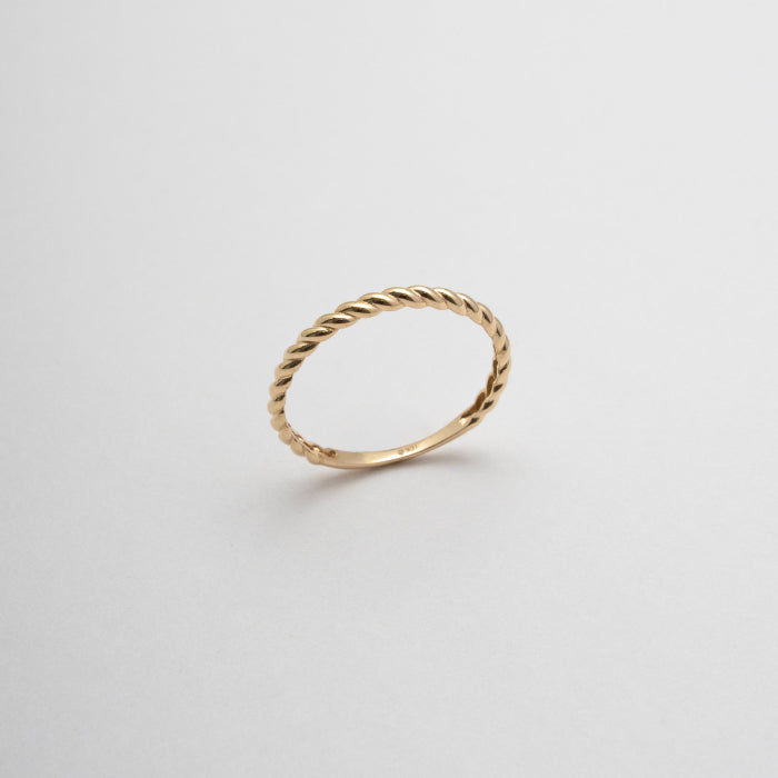 10K Gold Rope Ring