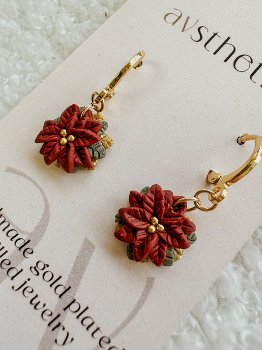 Poinsettias - Merlot