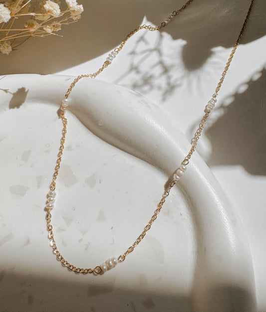 *PRE-ORDER* Pearl Station Necklace