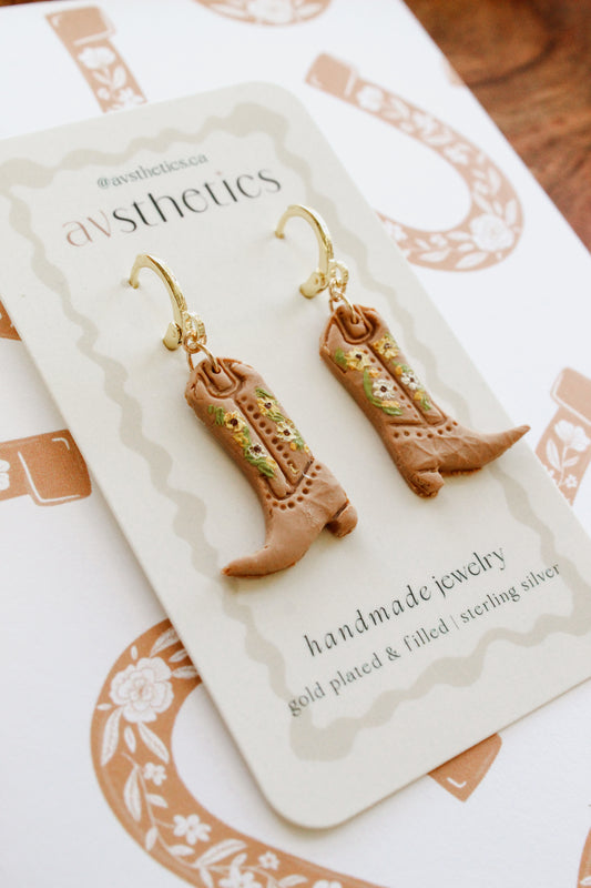 Hand-painted Cowgirl Boot Huggies