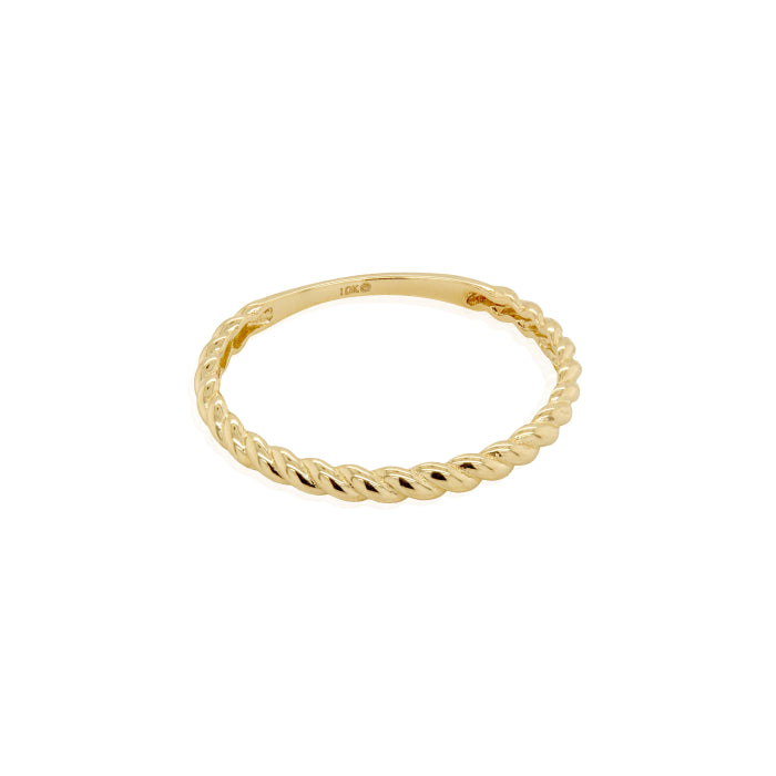 10K Gold Rope Ring