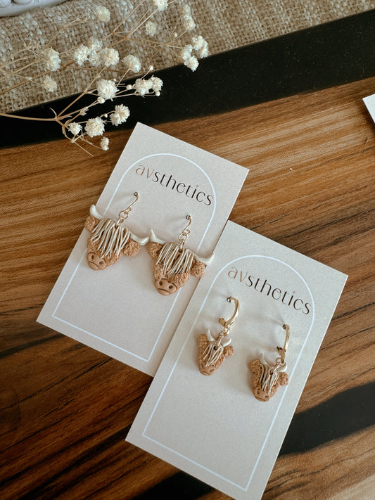 Highland Cow Dangles