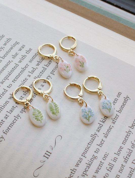 “Ophelia” - Hand-painted Ferns