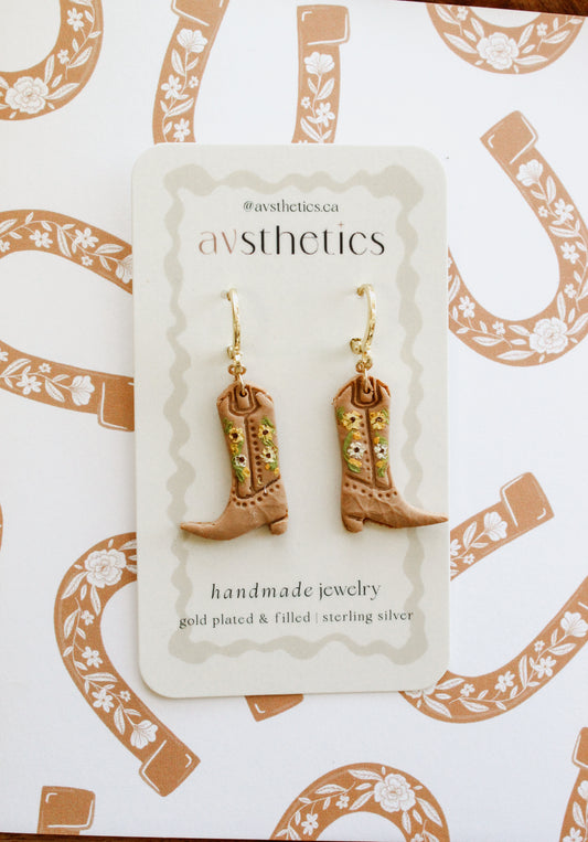 Hand-painted Cowgirl Boot Huggies