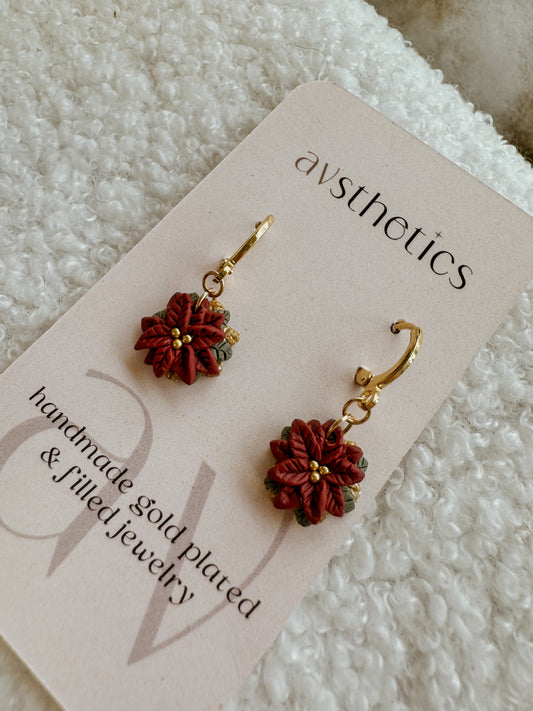 Poinsettias - Merlot