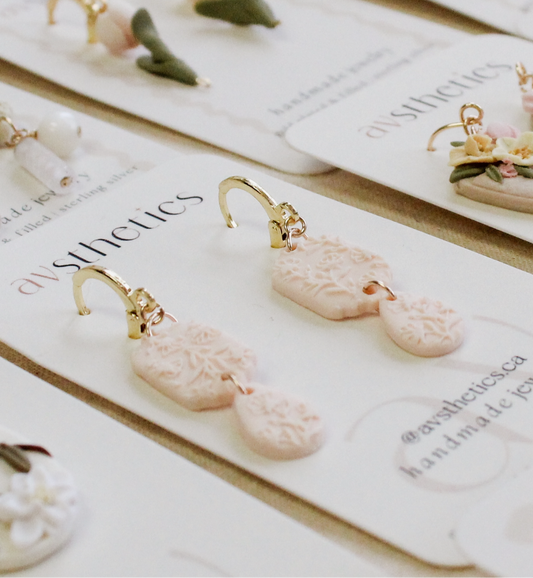 “Alice” - Floral Stacked Drops