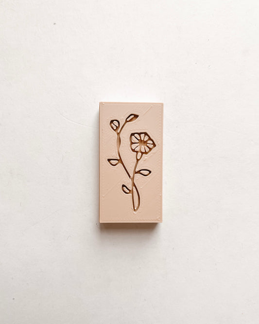 Morning Glory Clay Embossing Stamp - September Birth Flower