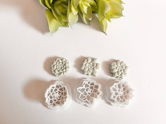 Succulent Polymer Clay Cutters (Full Set)