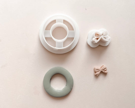 Wreath and Bow Clay Cutter Set