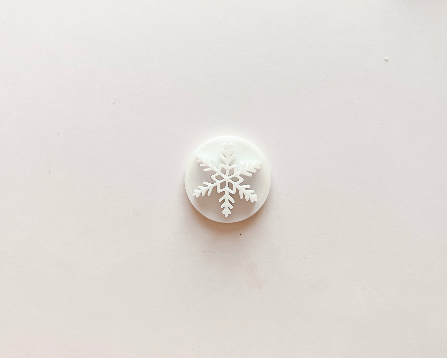 Snowflake Debossing Clay Stamp